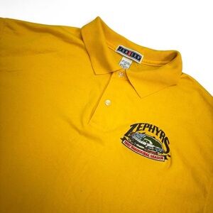 New Orleans Zephyrs Vintage 1998 Yellow Baseball Polo